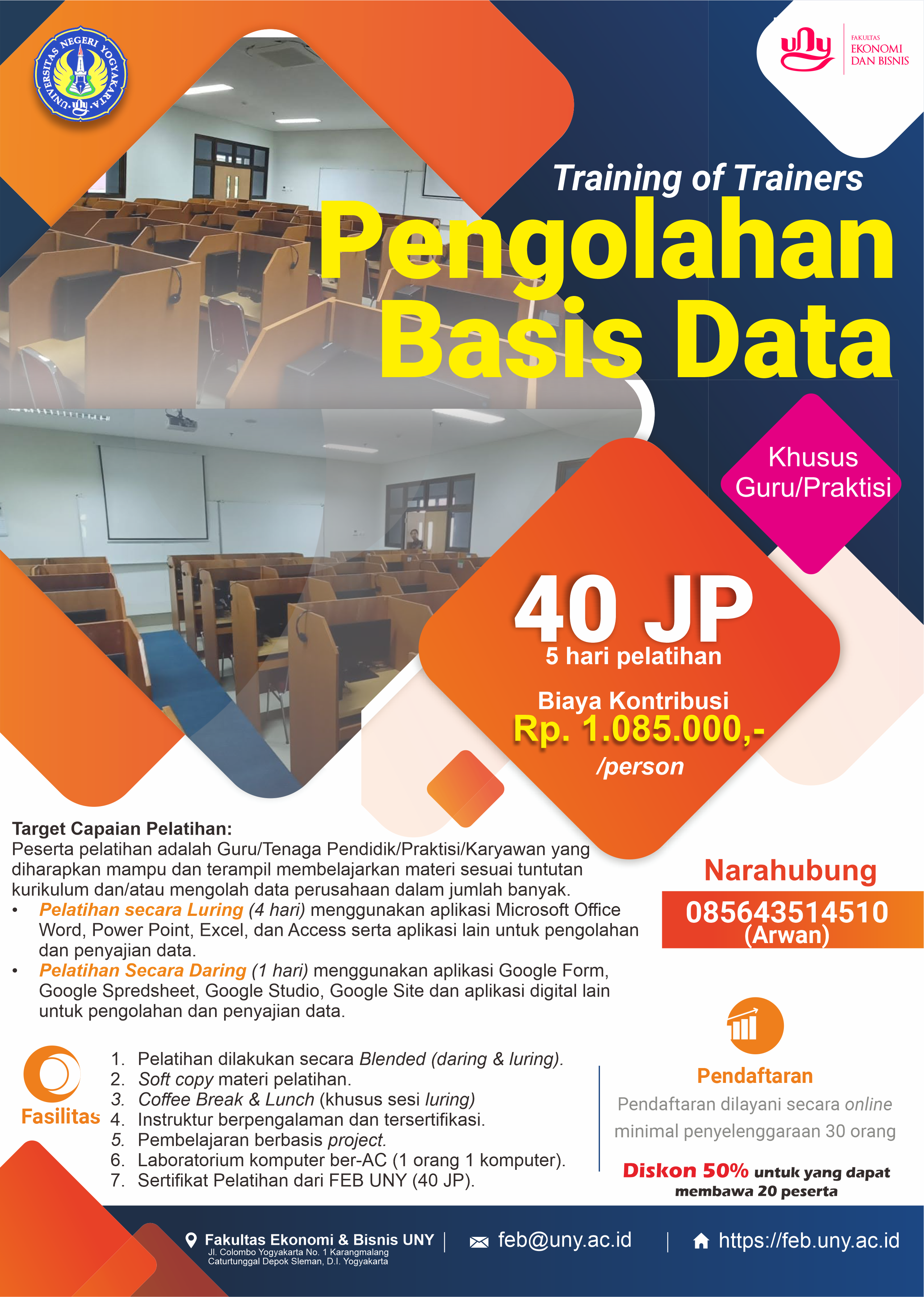 PAKET PELATIHAN DAN KUNJUNGAN DI FEB UNY | Fakultas Ekonomi dan Bisnis